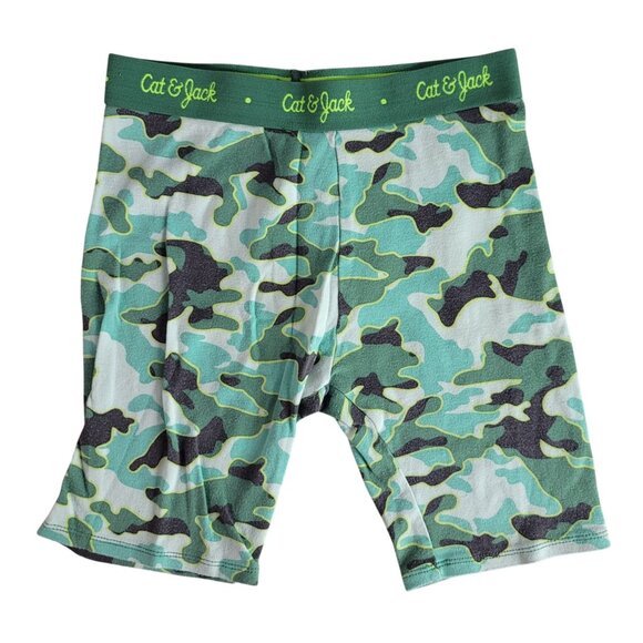 2/$15 Cat & Jack Pajama Set Gray SZ 8 Shorts Short Sleeves Alligator Skateboard - Picture 7 of 9